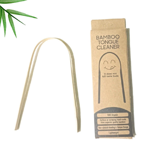 Swadeshi Bamboo Tongue Cleaner for Fresh Breath Odour Free Mouth | Set of 2 - swadeshibamboo