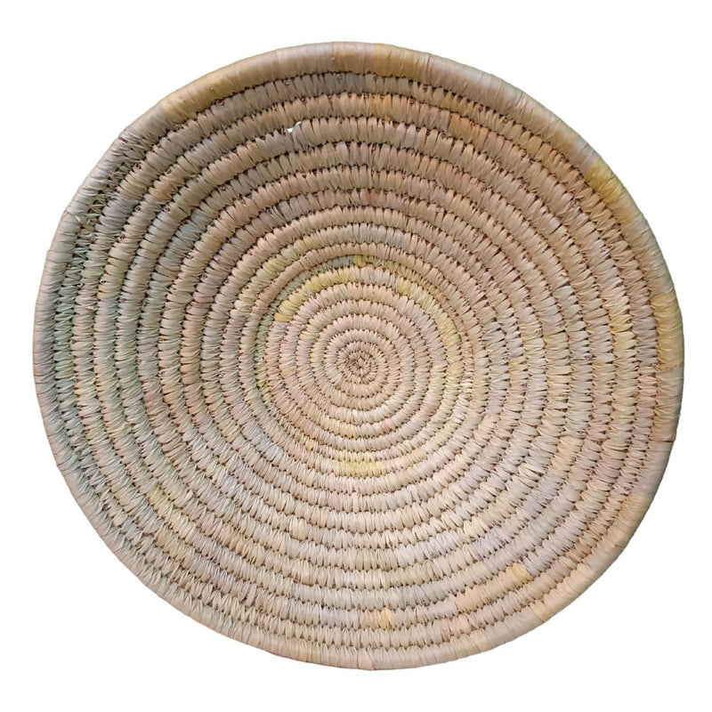 Handwoven Sabai Grass Wall Plate 12 inches - swadeshibamboo