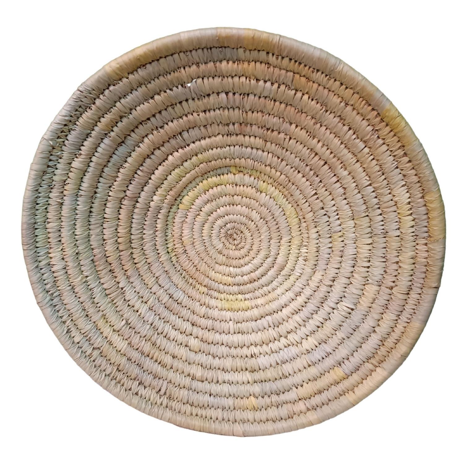 Handwoven Sabai Grass Wall Plate 12 inches