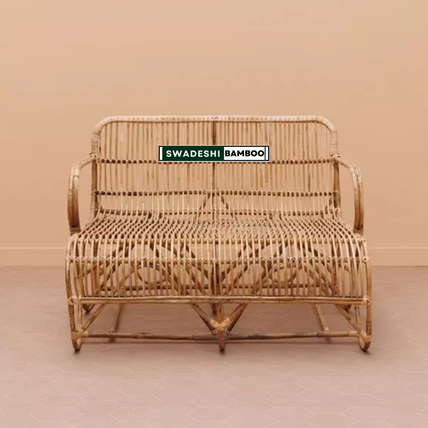 Bamboo Rattan 2-Seater Sofa