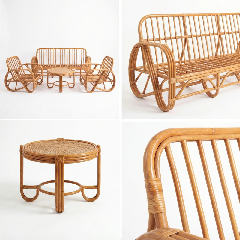 blossom Rattan sofa set 
