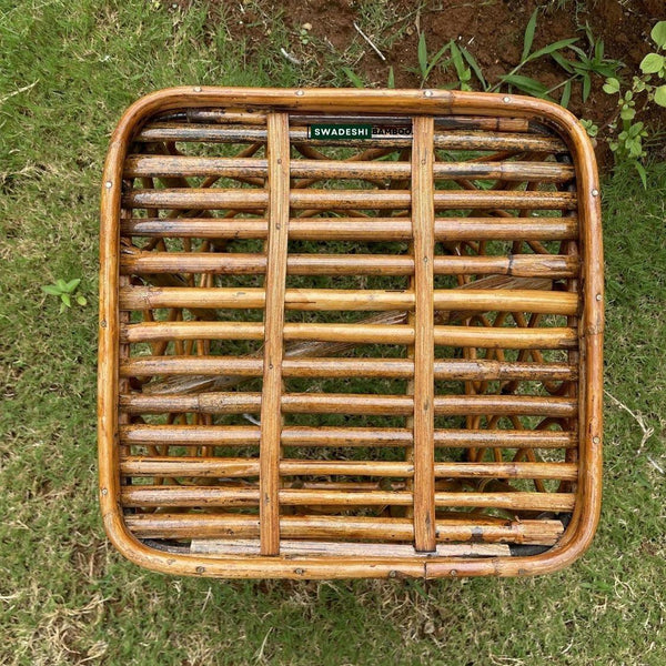 Bamboo Cane Muda/Stool (Without cushion) - swadeshibamboo