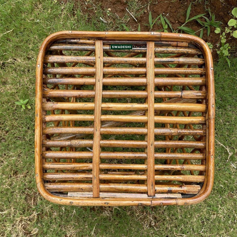 Bamboo Cane Muda/Stool (Without cushion) - swadeshibamboo