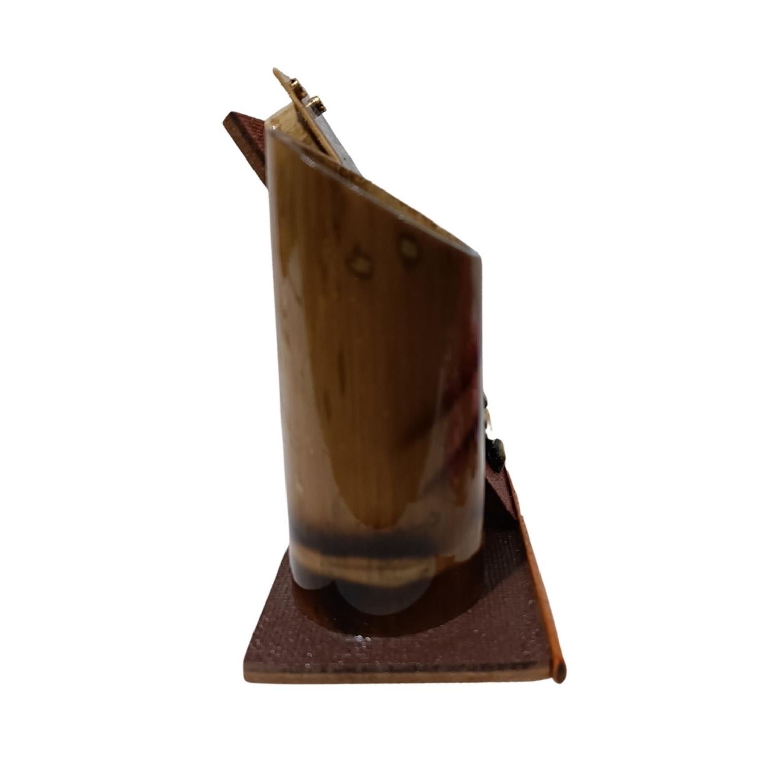 Ganesh flower stand Bamboo pen Holder for gifting