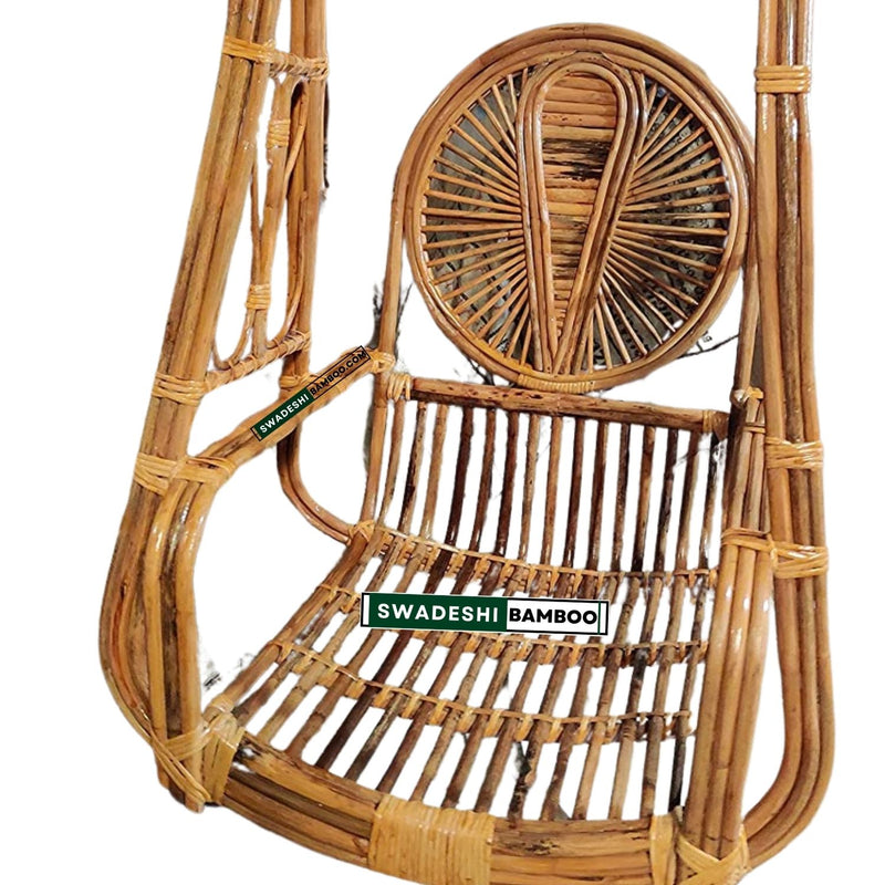 Indoor and Outdoor swing | Rattan Cane Jhula for Balcony