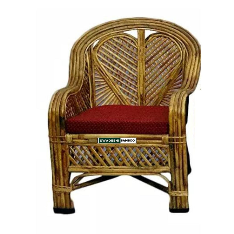 Handmade Cane Rattan Bamboo 5 Seater Designer Sofa Set with table For Home, Office and Garden