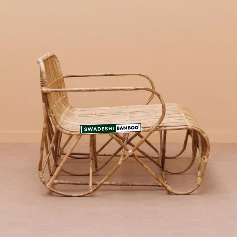 Bamboo Rattan 2-Seater Sofa