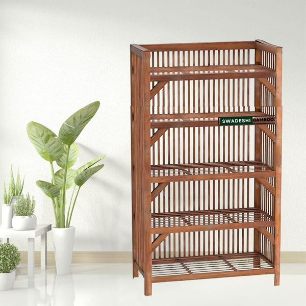 Multi-Tiered Plant Stand I Pot Display Rack Shelf for Outdoor Indoor I Home Outdoor Decoration Decor | Plant rack organizer - swadeshibamboo