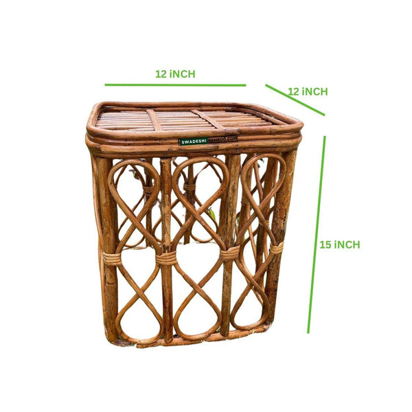 Bamboo Cane Muda/Stool (Without cushion) - swadeshibamboo