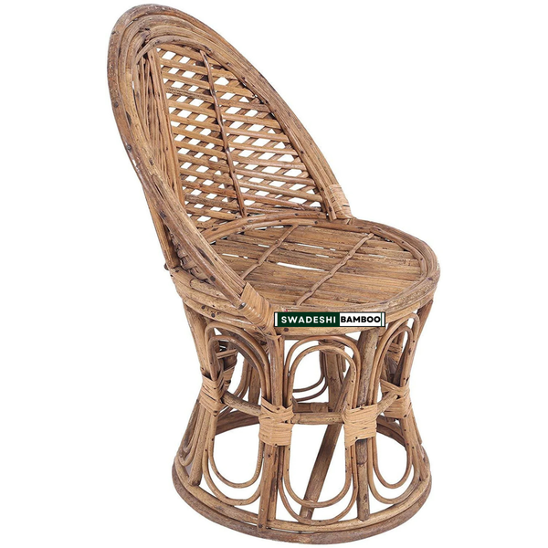 Handcrafted Vintage Design Bamboo Cane Chair