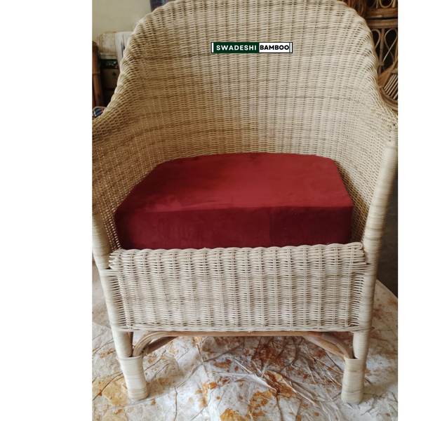 Cane Sofa Set with Table for Home, Living Room, Office, Garden, Resort with Cushion(weaving)