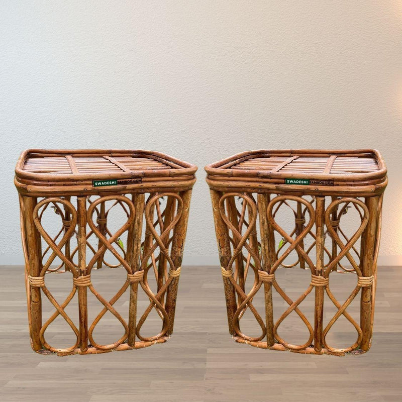 Bamboo Cane Muda/Stool (Without cushion) - swadeshibamboo