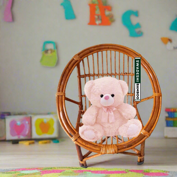 Wooden Bamboo Cane Chair for 2 to 12 Years for Kids Room