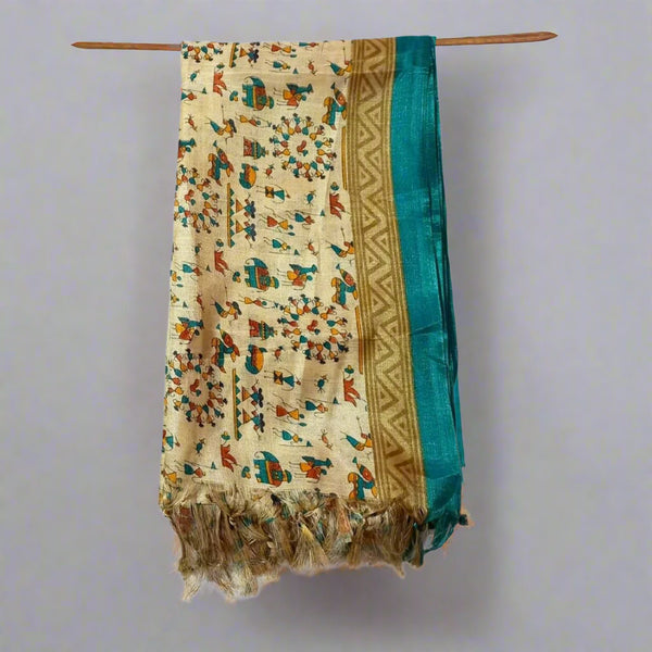 Handloom Art Silk Women's Printed Dupatta