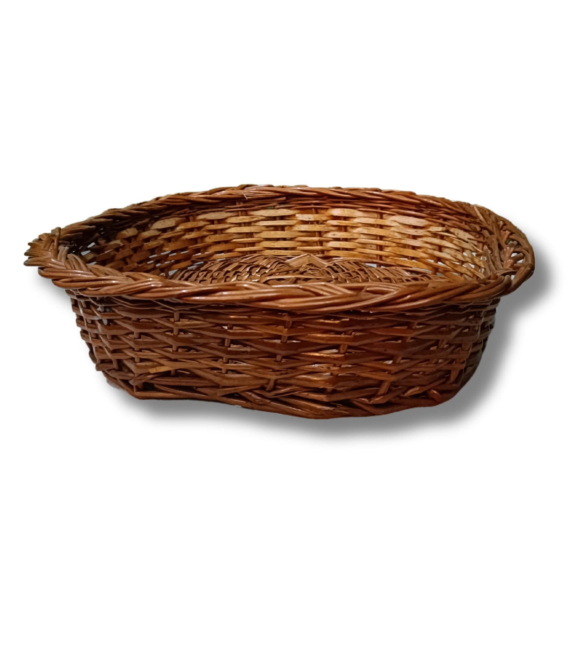 Bamboo Heart shaped Hamper Basket 12" - swadeshibamboo