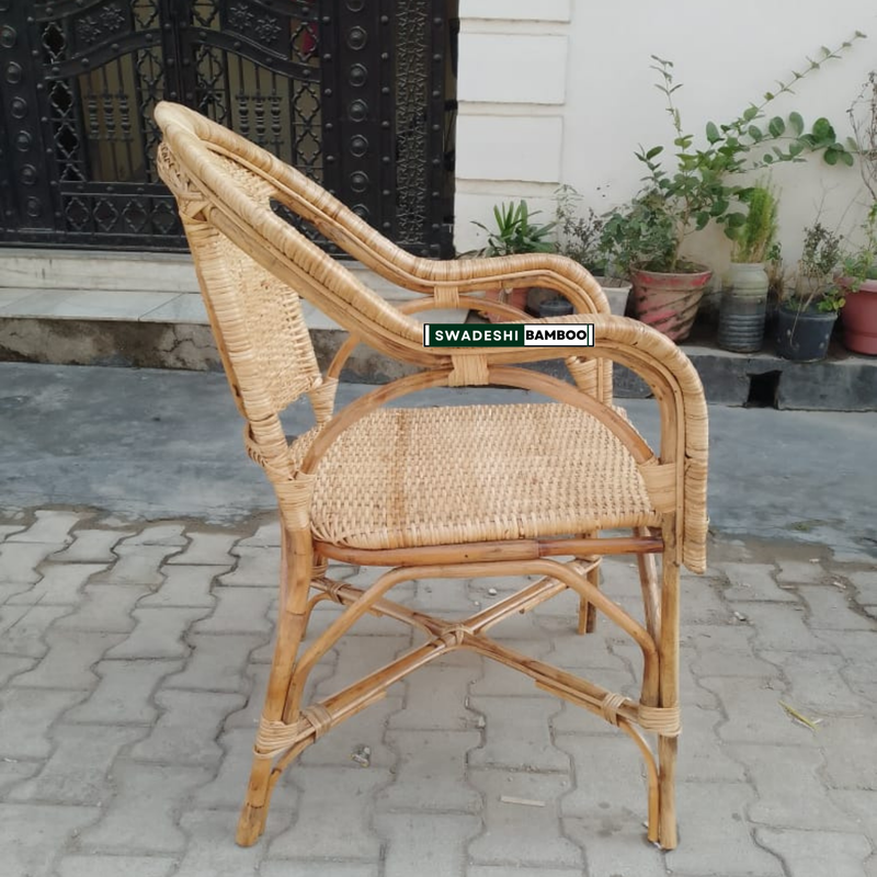 Cane Rattan Designer Chair for Home, Office, Restaurant, Hotel, Garden & Balcony
