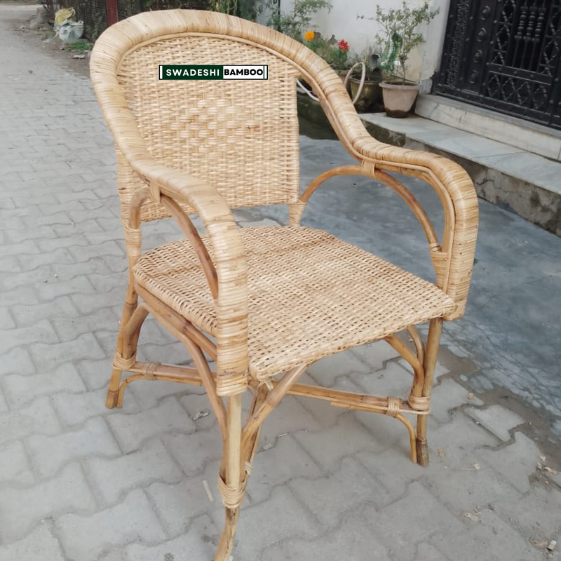 Cane Rattan Designer Chair for Home, Office, Restaurant, Hotel, Garden & Balcony