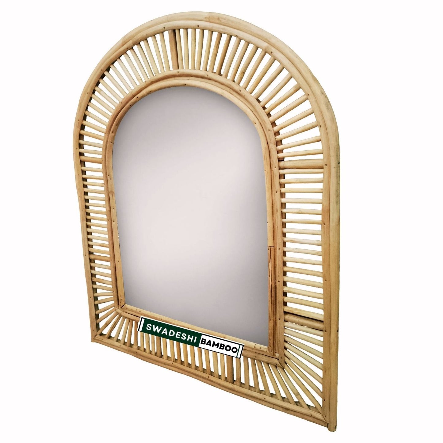 Cane Bamboo Wall mirror, wall decoration, Boho Mirror Rattan, Wicker Made Mirrors