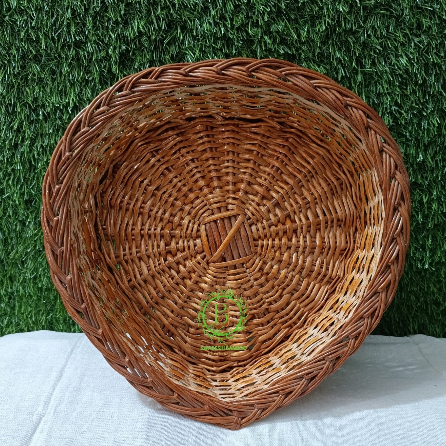 Bamboo Multipurpose Heart Shaped Basket Eco Friendly Basket