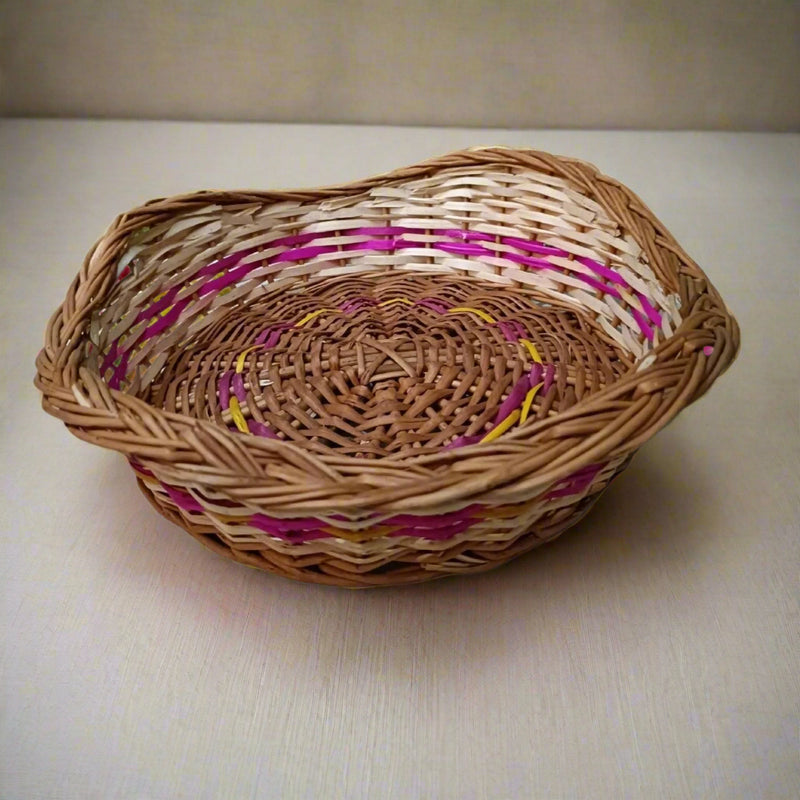 Bamboo fruit and flower basket 12