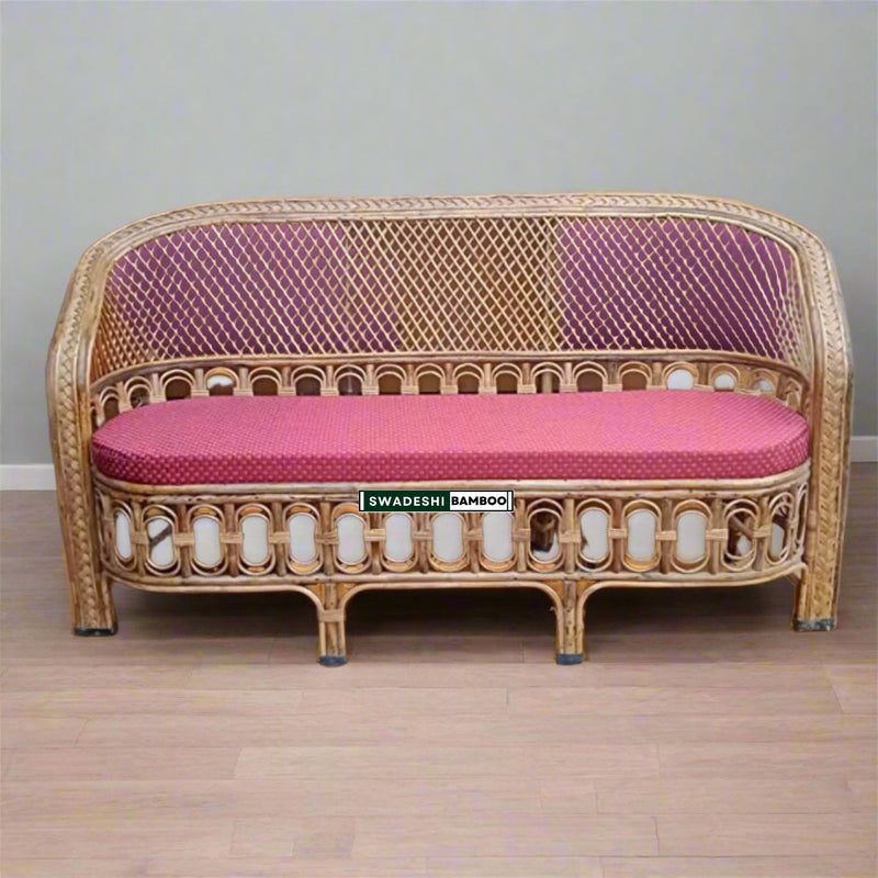 Bamboo 3 Seater Couch For home