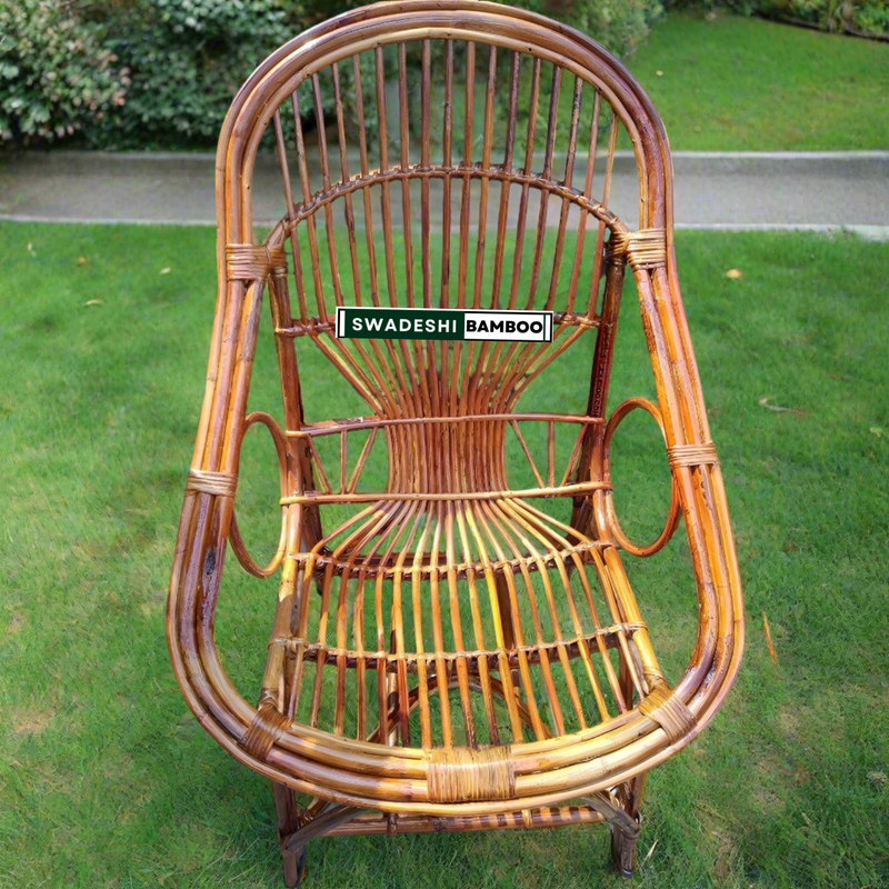 Bamboo Arm Queen Chair