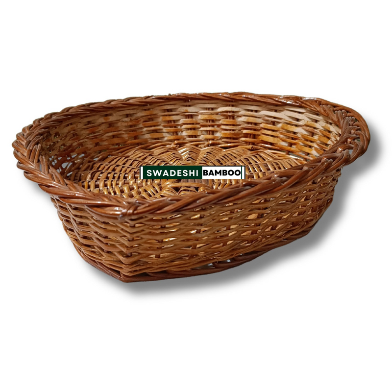 Bamboo Multipurpose Heart Shaped Basket Eco Friendly Basket