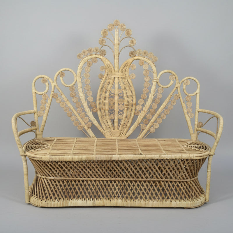 Bamboo Peacock Divan Bed