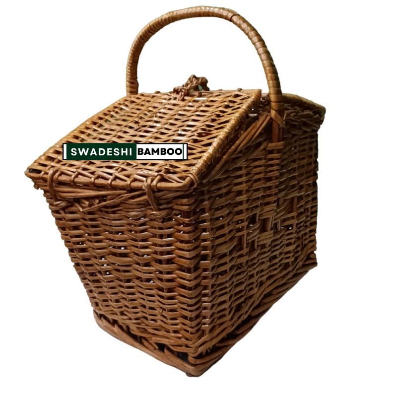 Bamboo cane Storage Basket 