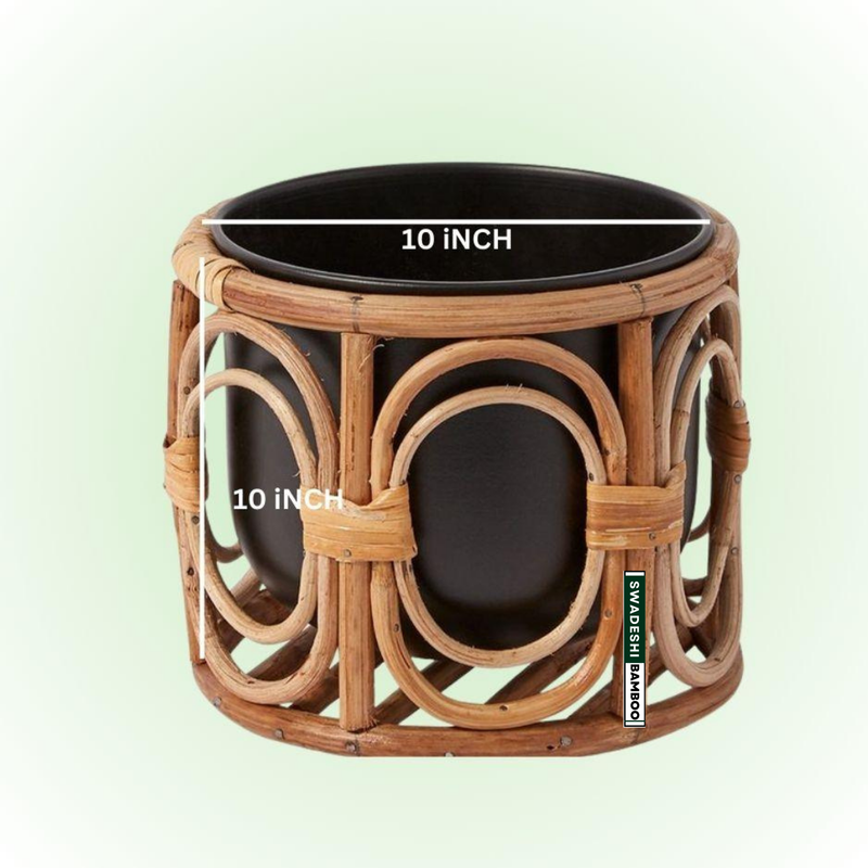 Bamboo planter stand img