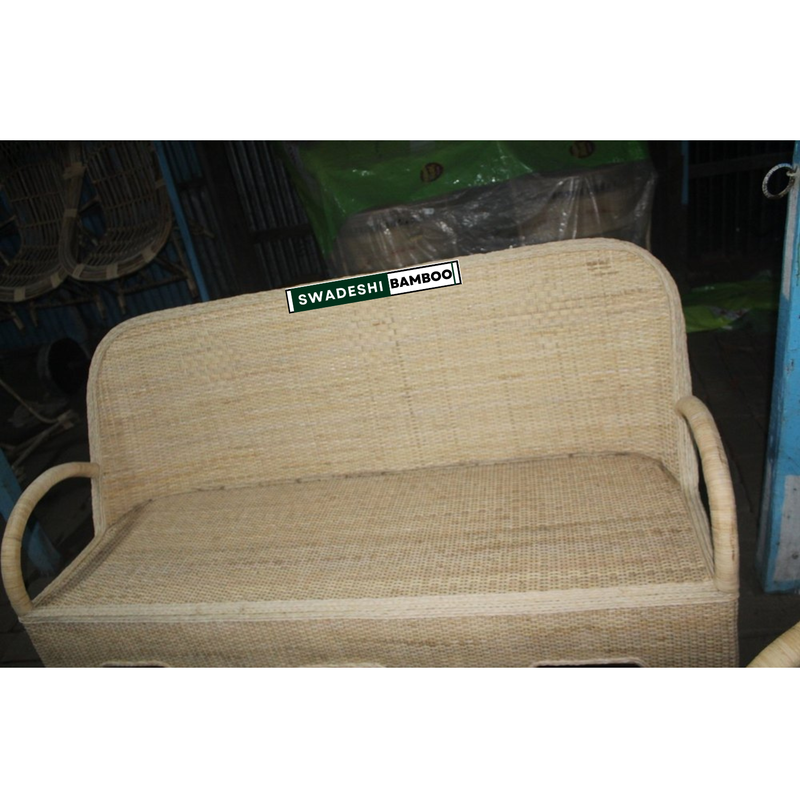 Cane-Style Bamboo Sofa Set