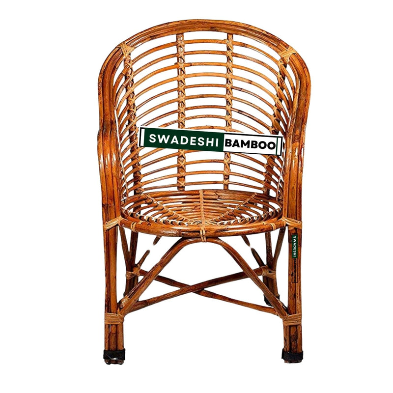 Cane Rattan Arm Designer Heena Chair for Home