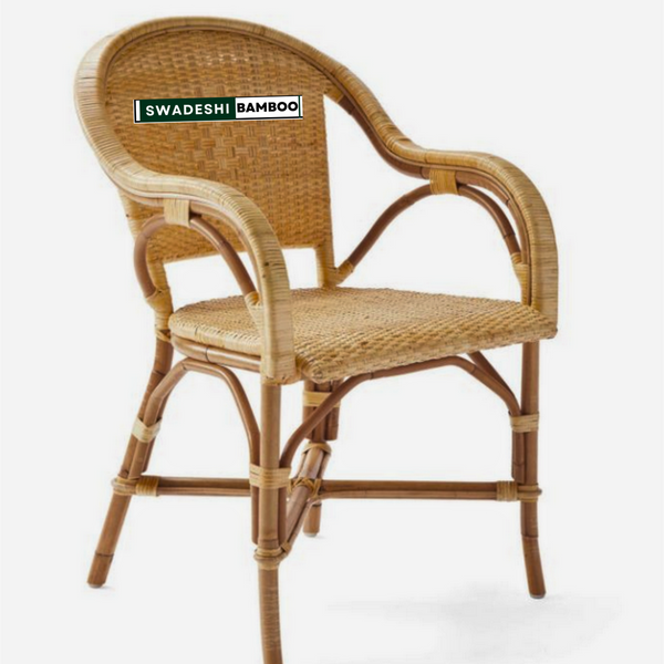 Cane Rattan Designer Chair for Home