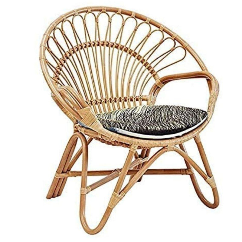 Bamboo Cane Chair with Cushion - swadeshibamboo