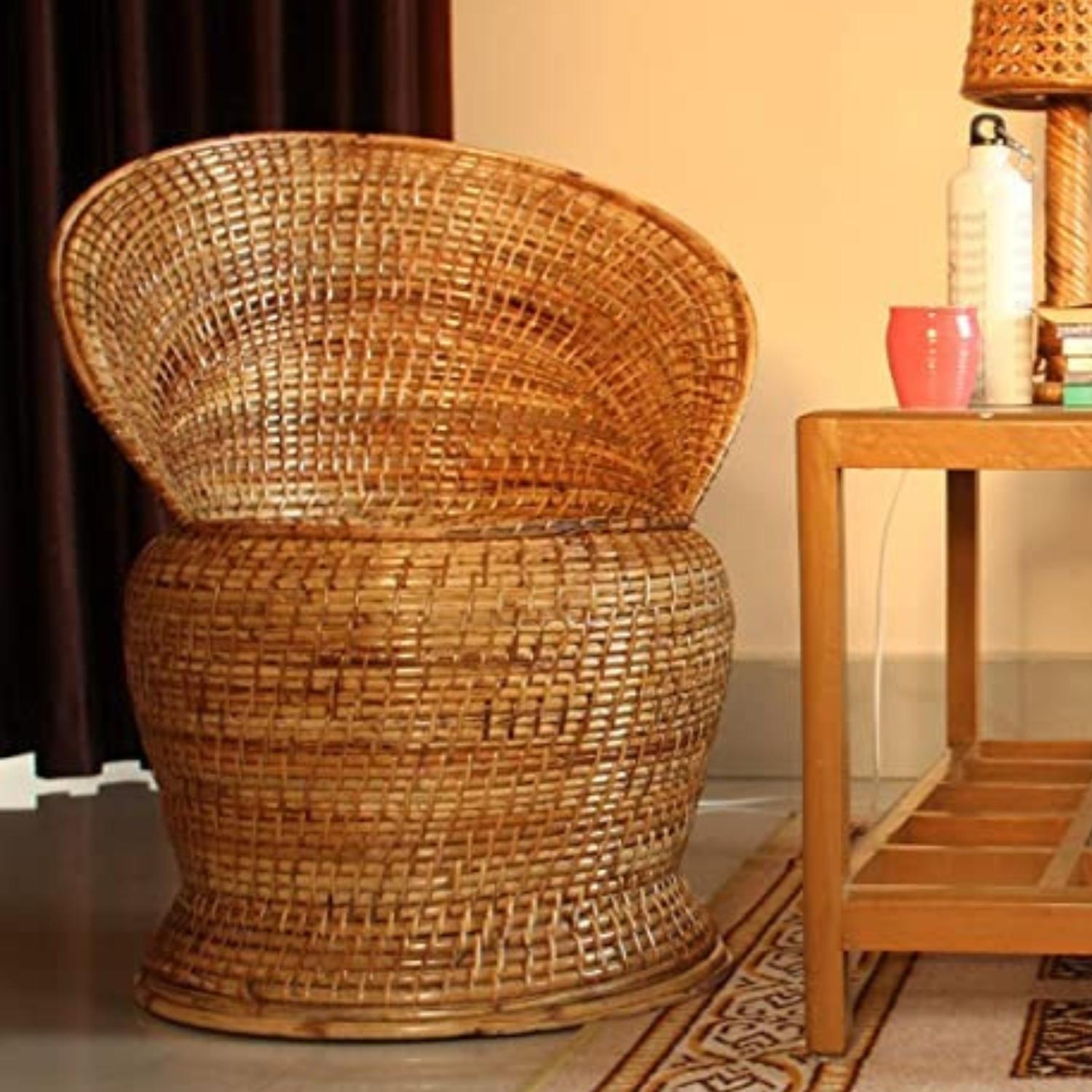 Bamboo Cane Bunai Chair