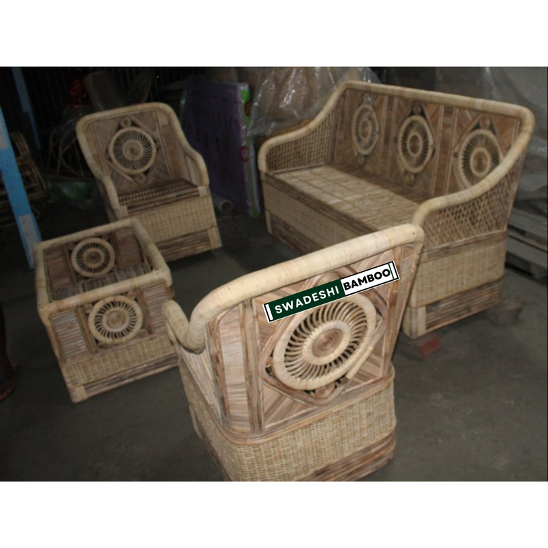 Cushion Modular Bamboo Sofa