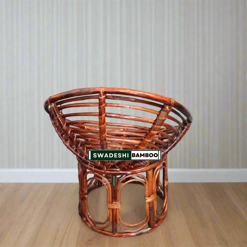 Designer Wooden Bamboo Cane Chair 