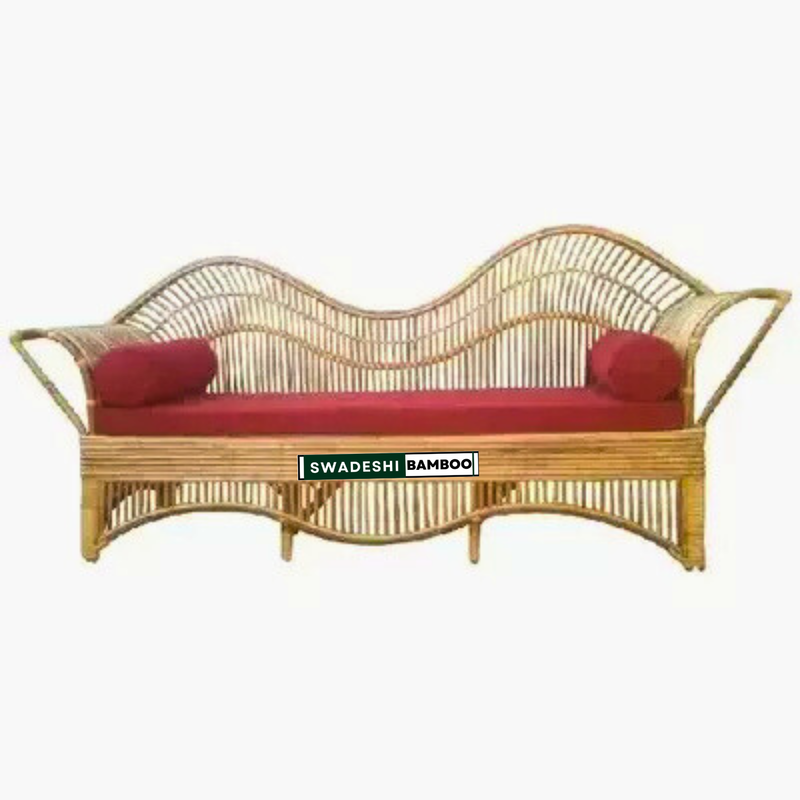 Modern Design Bamboo Cane Divan Bed