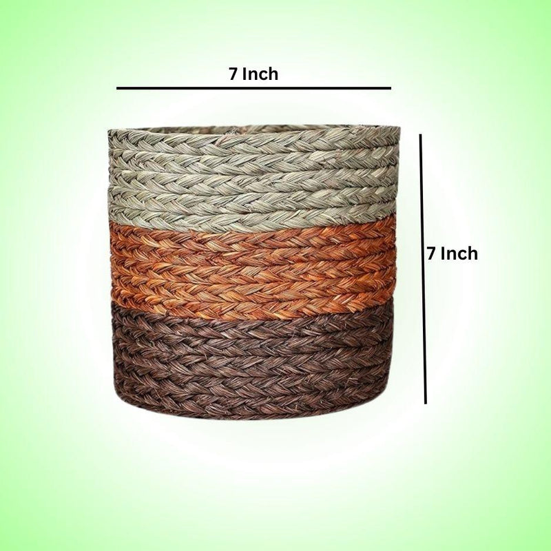 Handcrafted Sabai Grass Planter 