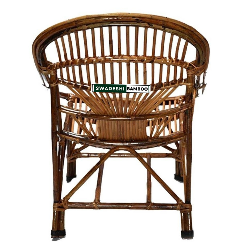 Rattan Arm Queen Chair (Set of 2) for Home