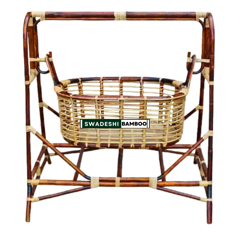 Rattan Baby Cradle