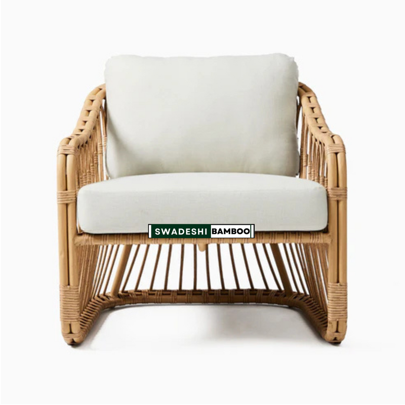 Rattan chair for garden
