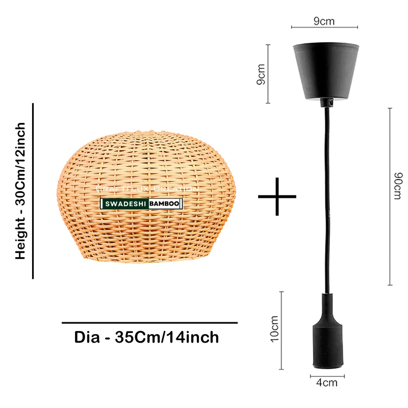Rustic Woven Lamp