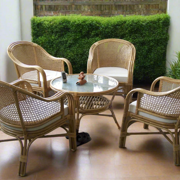 4 chair with table sofa set 