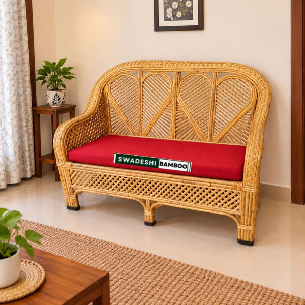 Bamboo Two Seater Couch for Home, Office Balcony & garden, reception, Hotel & Resort