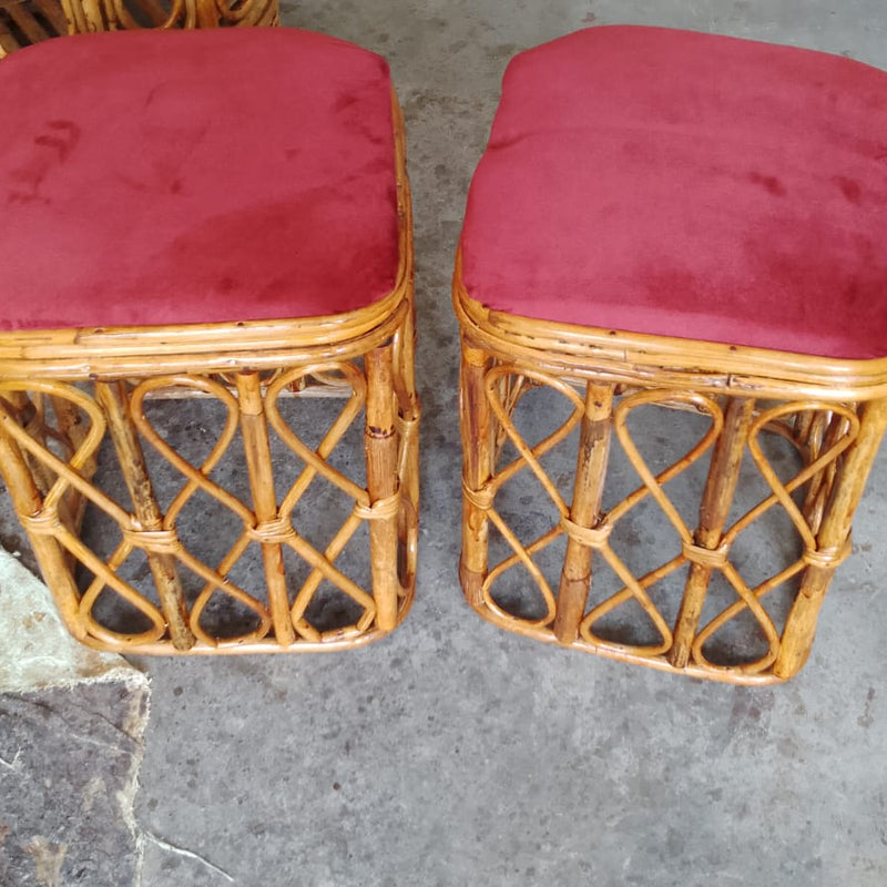 Bamboo Cane Muda/Stool (Without cushion)