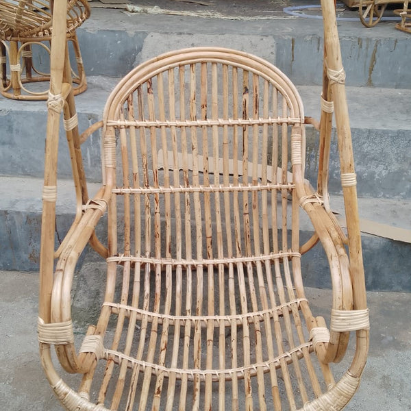 Indoor and Outdoor Bamboo Cane Jhula for Balcony | Size- Medium