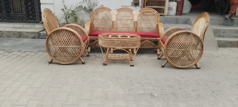 Bamboo Sofa Set for Home, Living Room, Office, Outdoor & Indoor