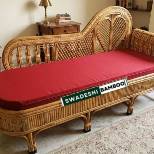 Bamboo Diwan sette I Cane couch-Sofa & Dining I Rattan Diwan
