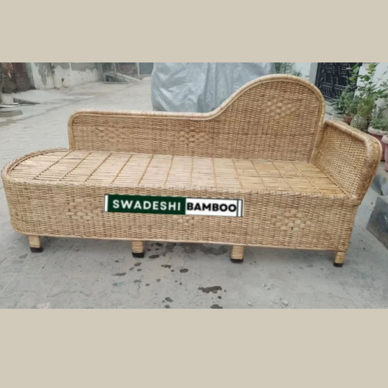 Handicraft Side Sofa Sette For Living Room I Bamboo Diwan